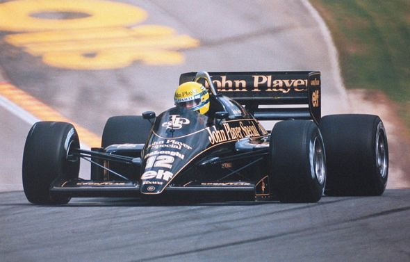 A bordo de uma Lotus Senna fez corridas memor veis como a do GP de 